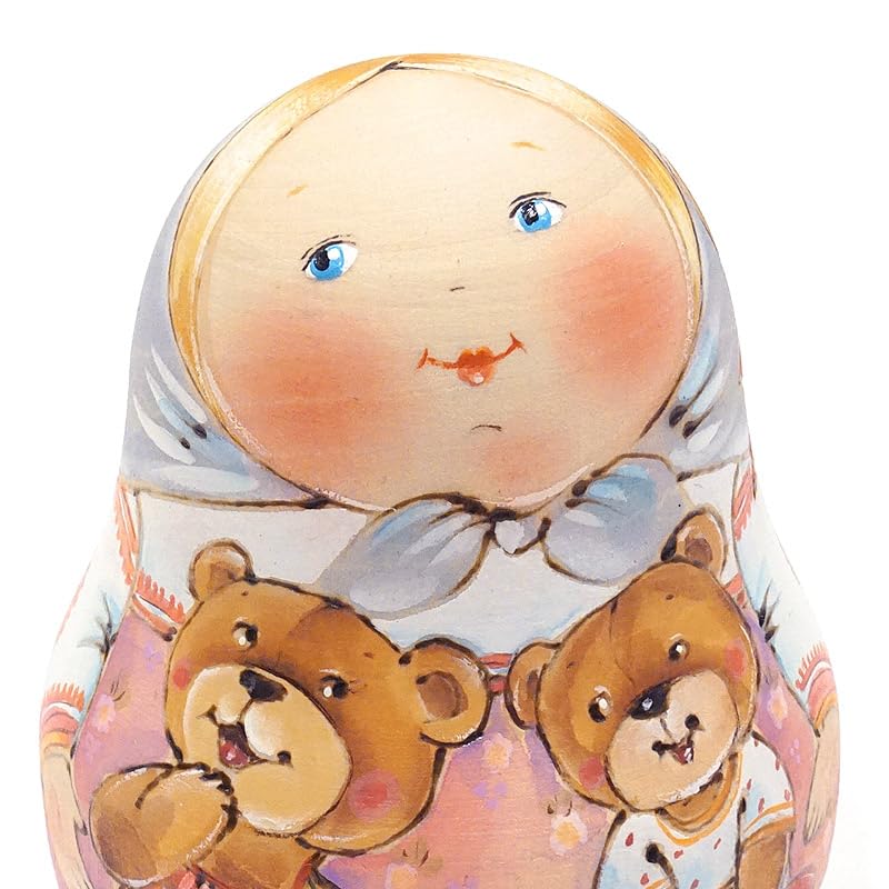 IBN069】北欧ロシア雑貨の起き上がりこぼし イワンツォワ くま ロシア